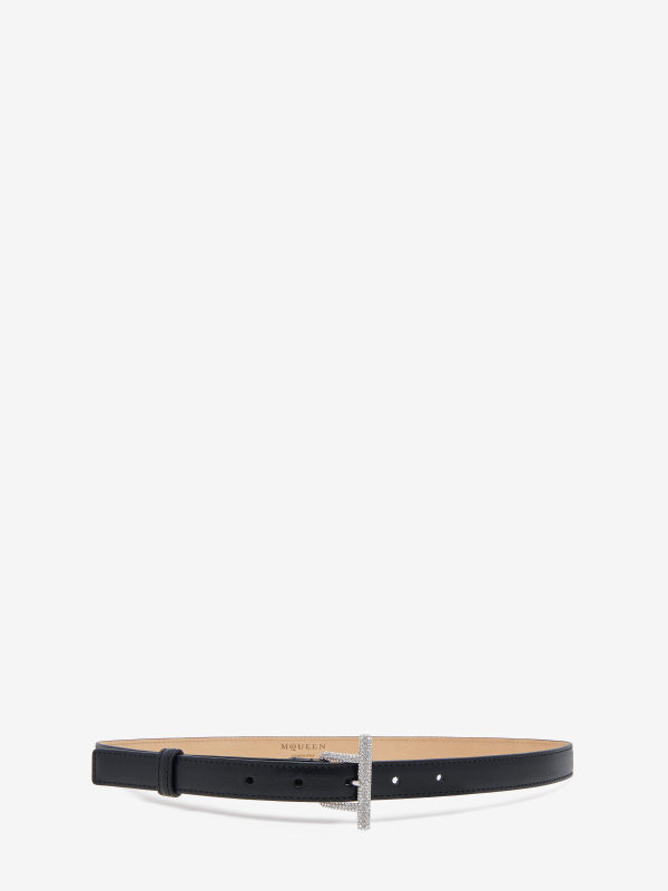 ALEXANDER MCQUEEN - T-Bar Waist Belt - Item 8396941HBES1